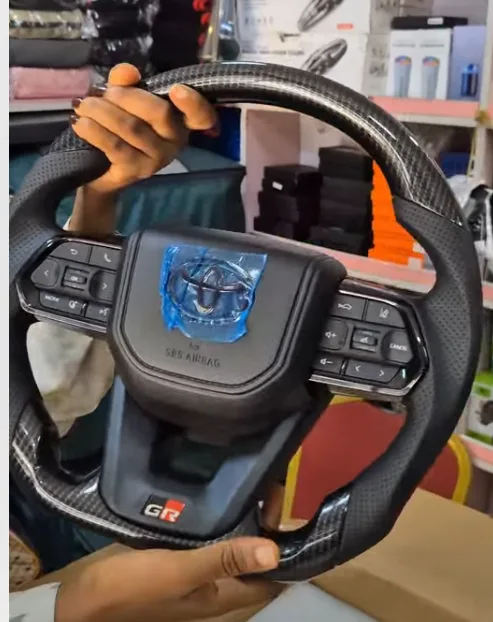 Premium Carbon Fibre Steering Wheel for Toyota view 2